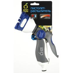 GWHM12-039 GREEN APPLE Пистолет-распылитель, пластик, 4 улучшенных режима | Аксессуары для полива Green Apple
