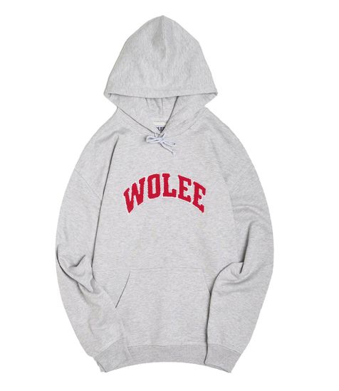 Худи Wolee Wolee Collge (серый)