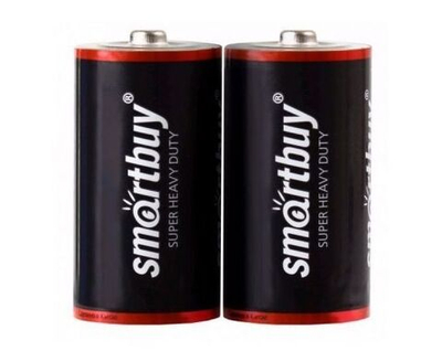 Батарейка солевая Smartbuy R20/2S (24/288) (SBBZ-D02S)