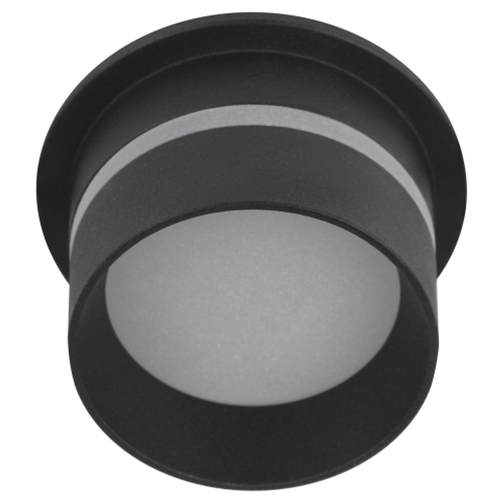 Светильник встраиваемый декоративный ЭРА DK93 BK под лампу MR16 GU5.3 черный | Декоративные встраиваемые светильники