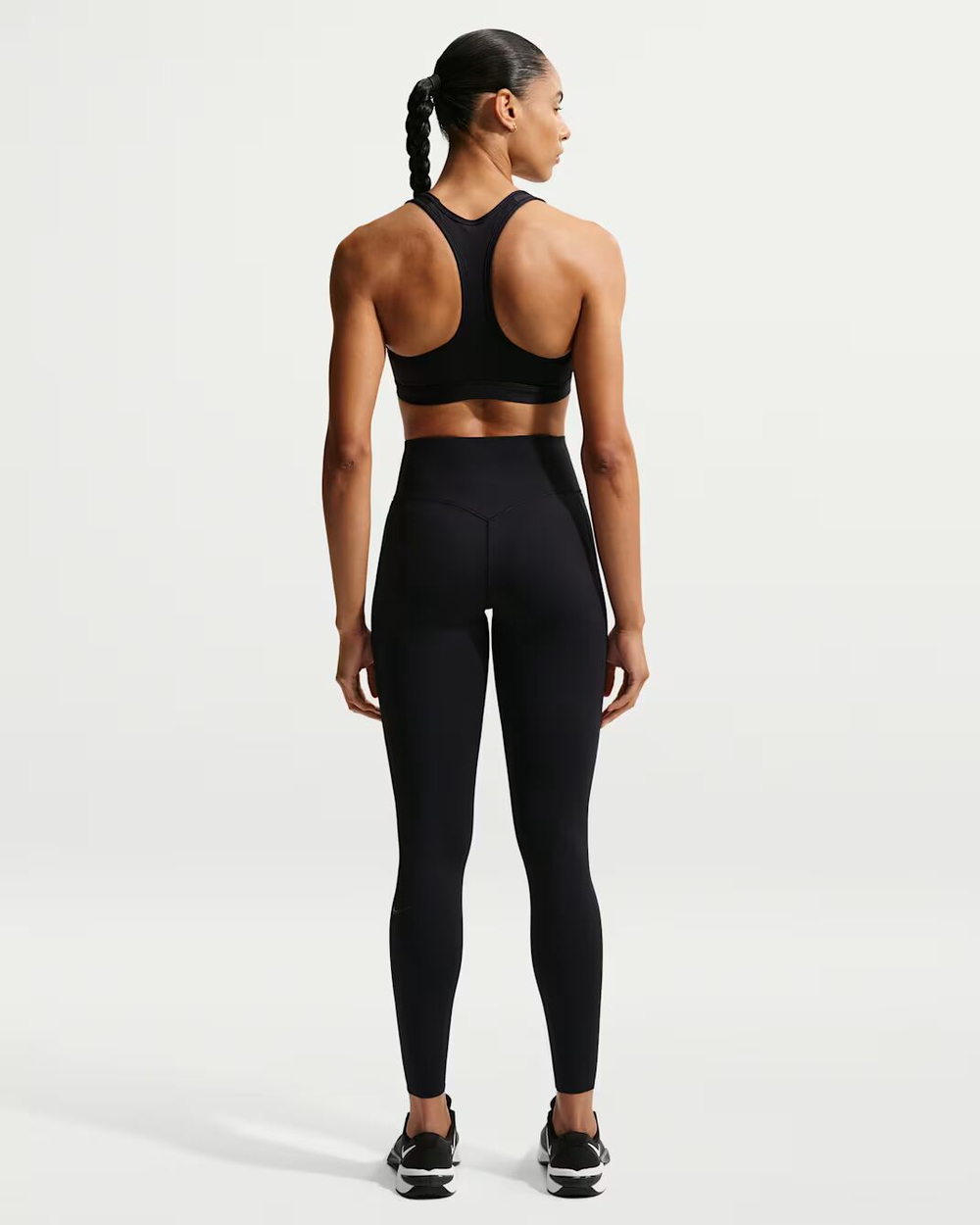 Nike Universa Женские лосины с высокой талией, без шва спереди, полной длины - NIKE