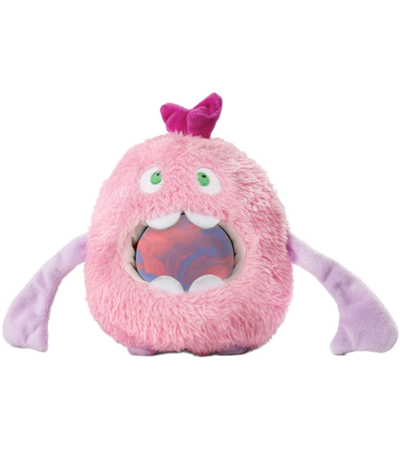 Игрушка для собак мягкая "Розовый тролль с мячиком", 150/195мм, Triol