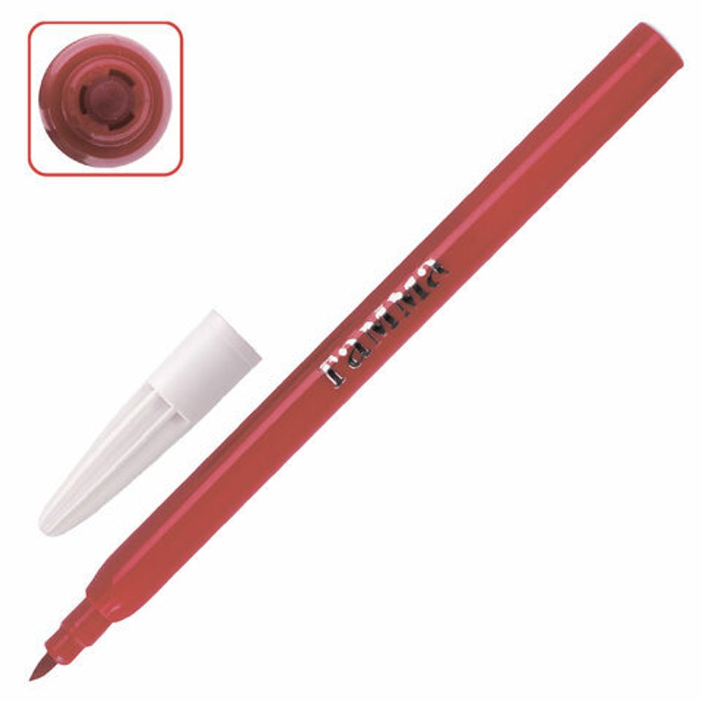 Фломастеры ГАММА "Мультики", 12 цветов, вентилируемый колпачок, картонная упаковка, 180319_05