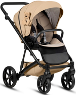 Детская коляска Tutis Viva 6 Plus Teddy 3 в 1 с автокреслом Elo Lux EduSky Black 1612111 Creamy