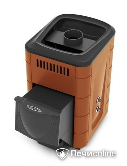Дровяная печь-каменка TMF Компакт 2017 Inox ДА ТО терракота
