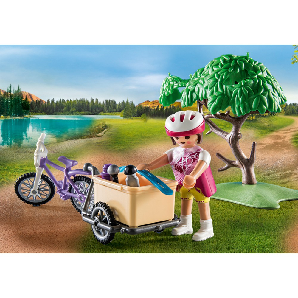 Игровой набор Playmobil 71426 Прогулка на горных велосипедах Family Fun 71426 52 детали — фото 3