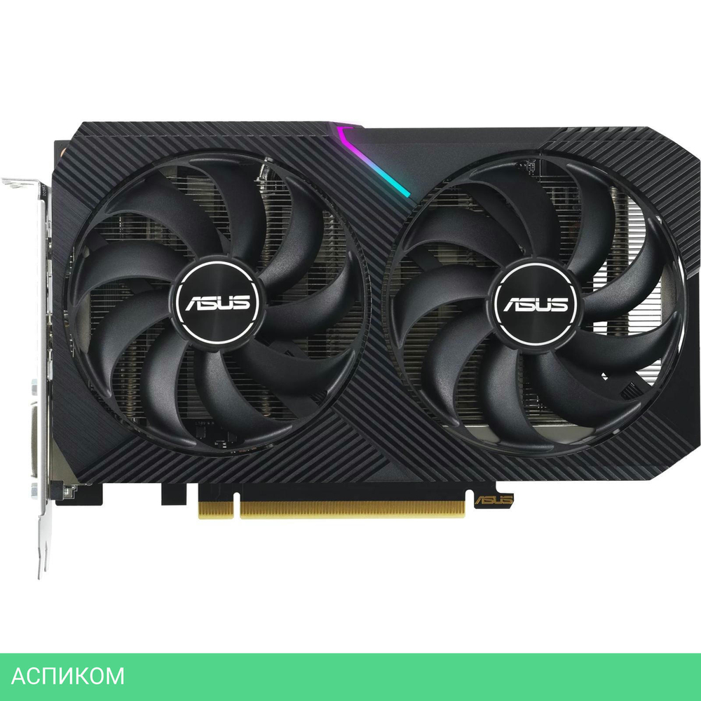 Видеокарта ASUS Dual GeForce RTX 3050 V2 OC Edition 8GB GDDR6 (DUAL-RTX3050-O8G-V2)
