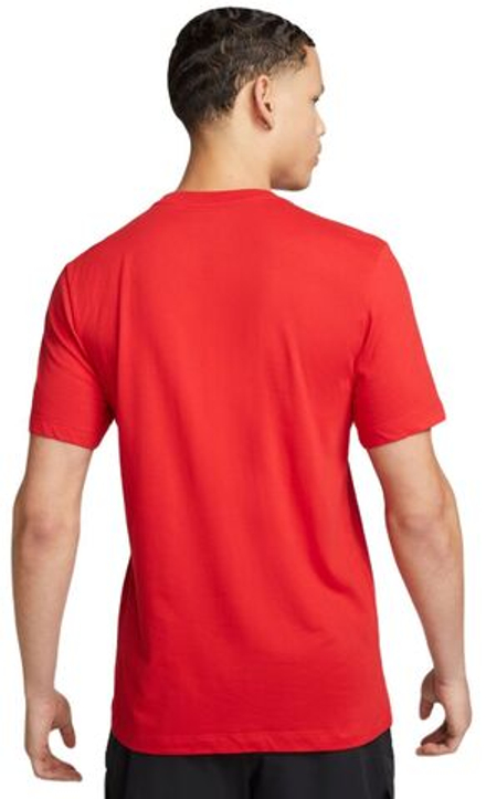 Мужская теннисная футболка Nike Dri-Fit Tennis T-Shirt - university red