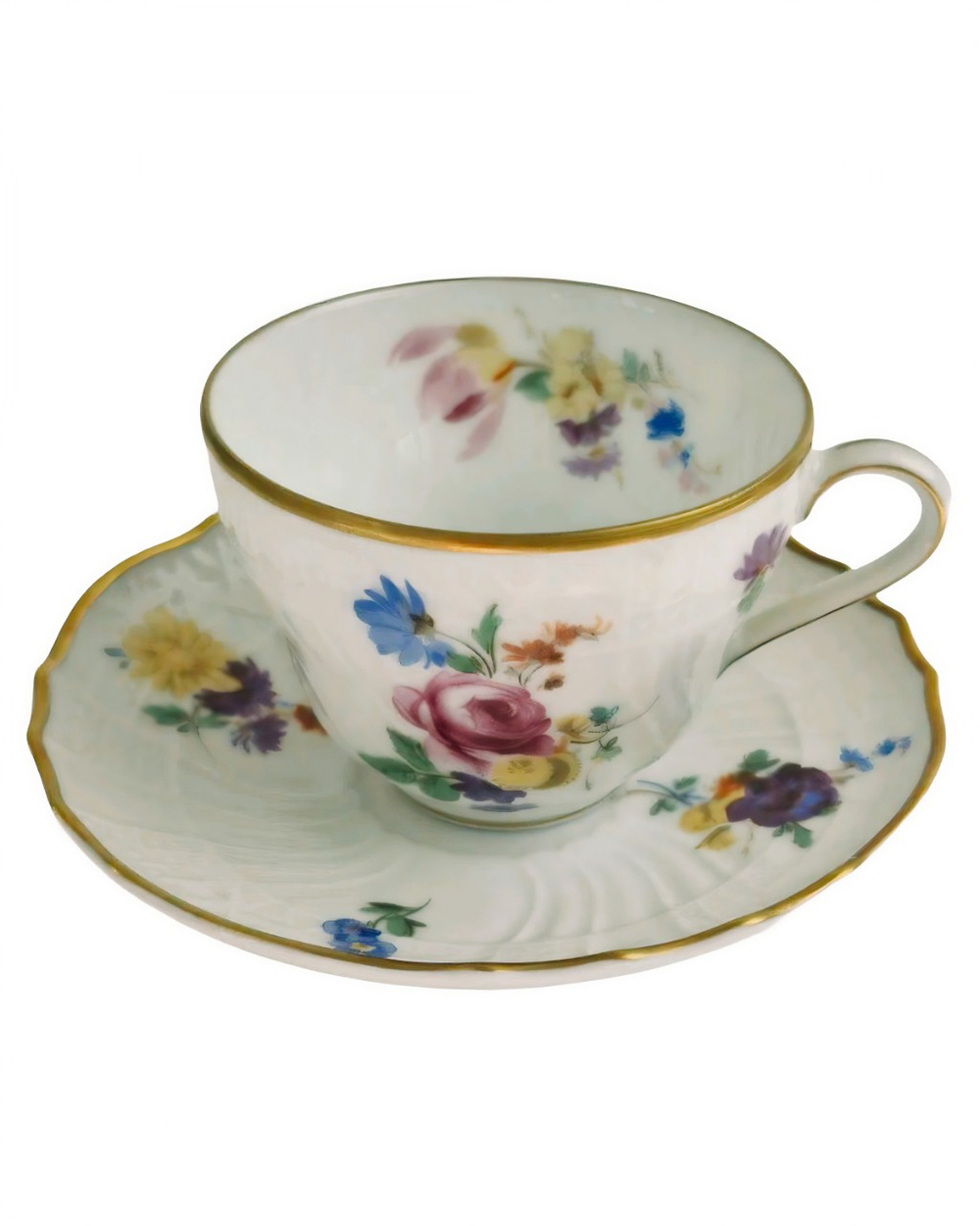 Чайная пара "Цветы" Hutschenreuther Германия