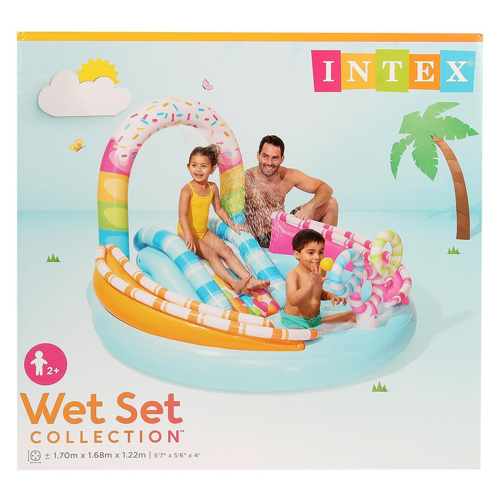 Игровой центр «Конфетная забава», 170*167*121см, от 2 лет (Intex)