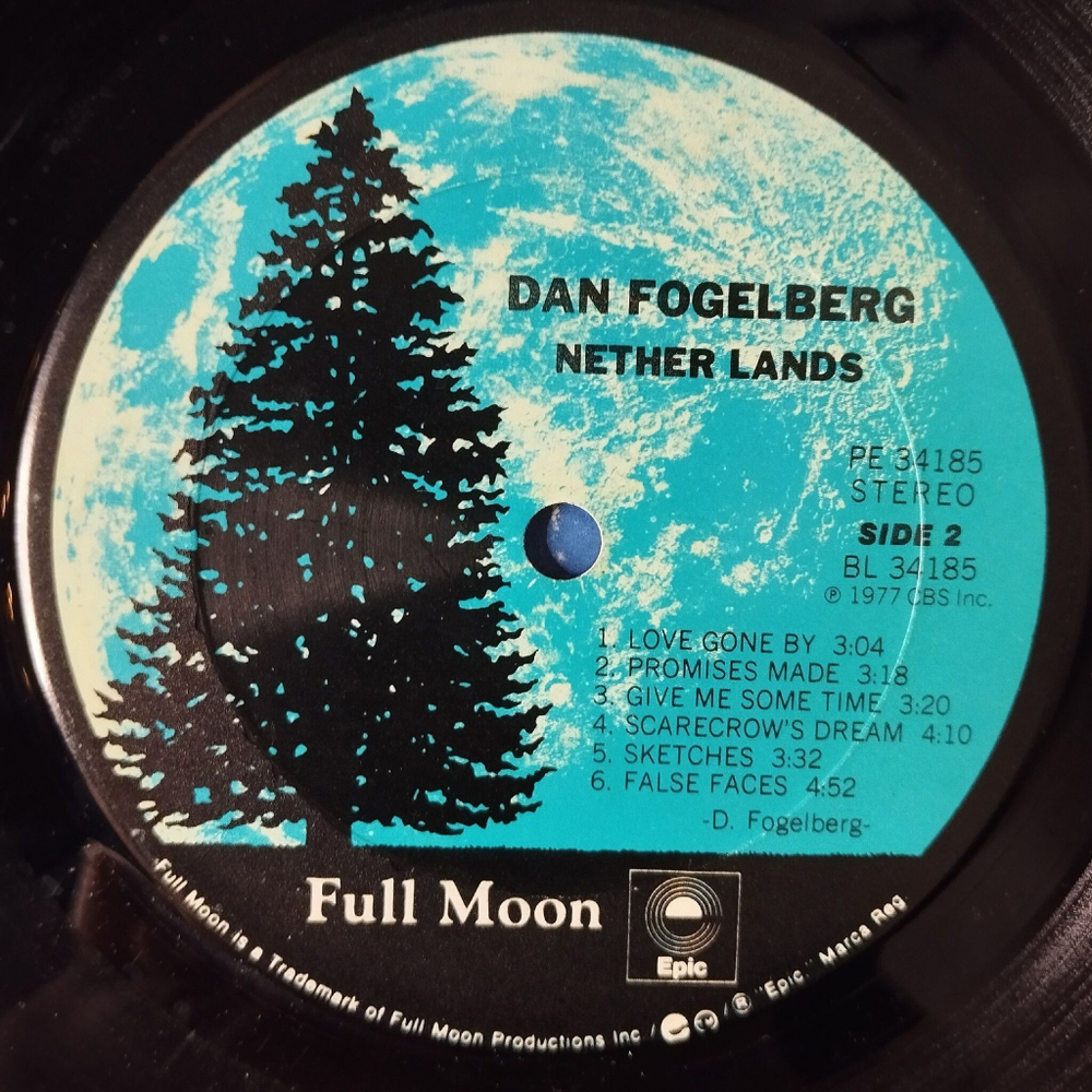 Винтажная виниловая пластинка LP Dan Fogelberg Nether Lands (USA 1979) Once Upon A Time