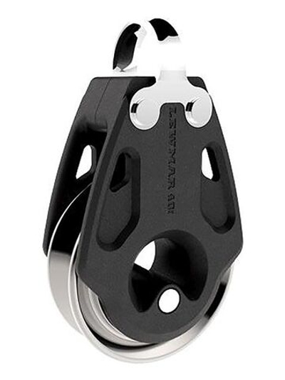 Блок 40 мм, с такелажной скобой и шкивом из нержавеющей стали, 29901401 (10243102)