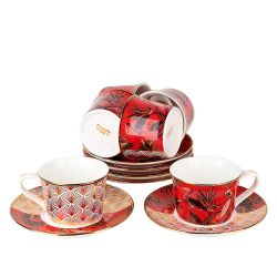 Набор чайный 12пр. "Casablanca" (6 персон) v=200мл. (фарфор) (подарочная упаковка)