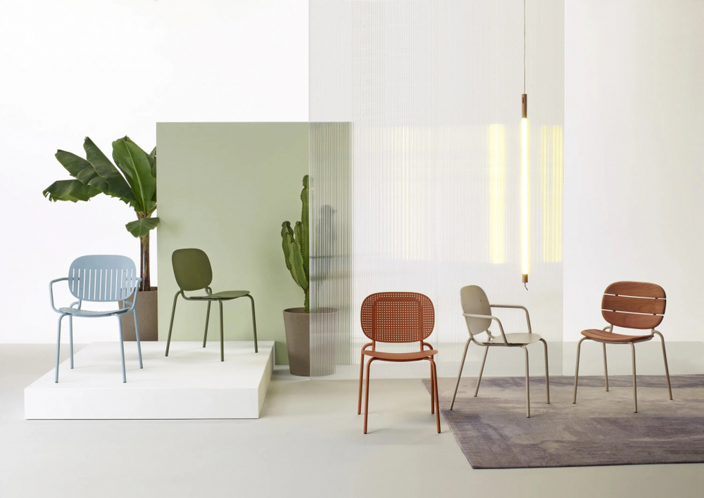 Стул металлический Scab Design Si-Si Barcode, антрацит