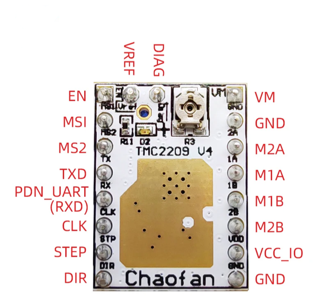 TMC2209 v4 Драйвер шагового двигателя