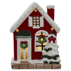 GAEM Фигурка декоративная "Домик" с подсветкой (АААх2, н/п), L13 W11 H17,5 см