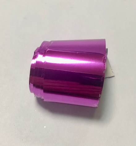 Металлическая фольга для дизайна лиловая