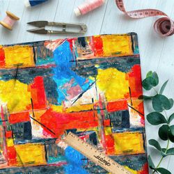 Ткань дюспо рыбный городок франции