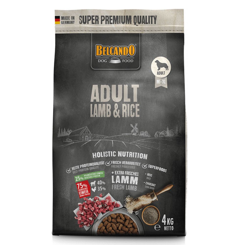 Сухой корм Belcando Adult Lamb &amp; Rice 4 кг