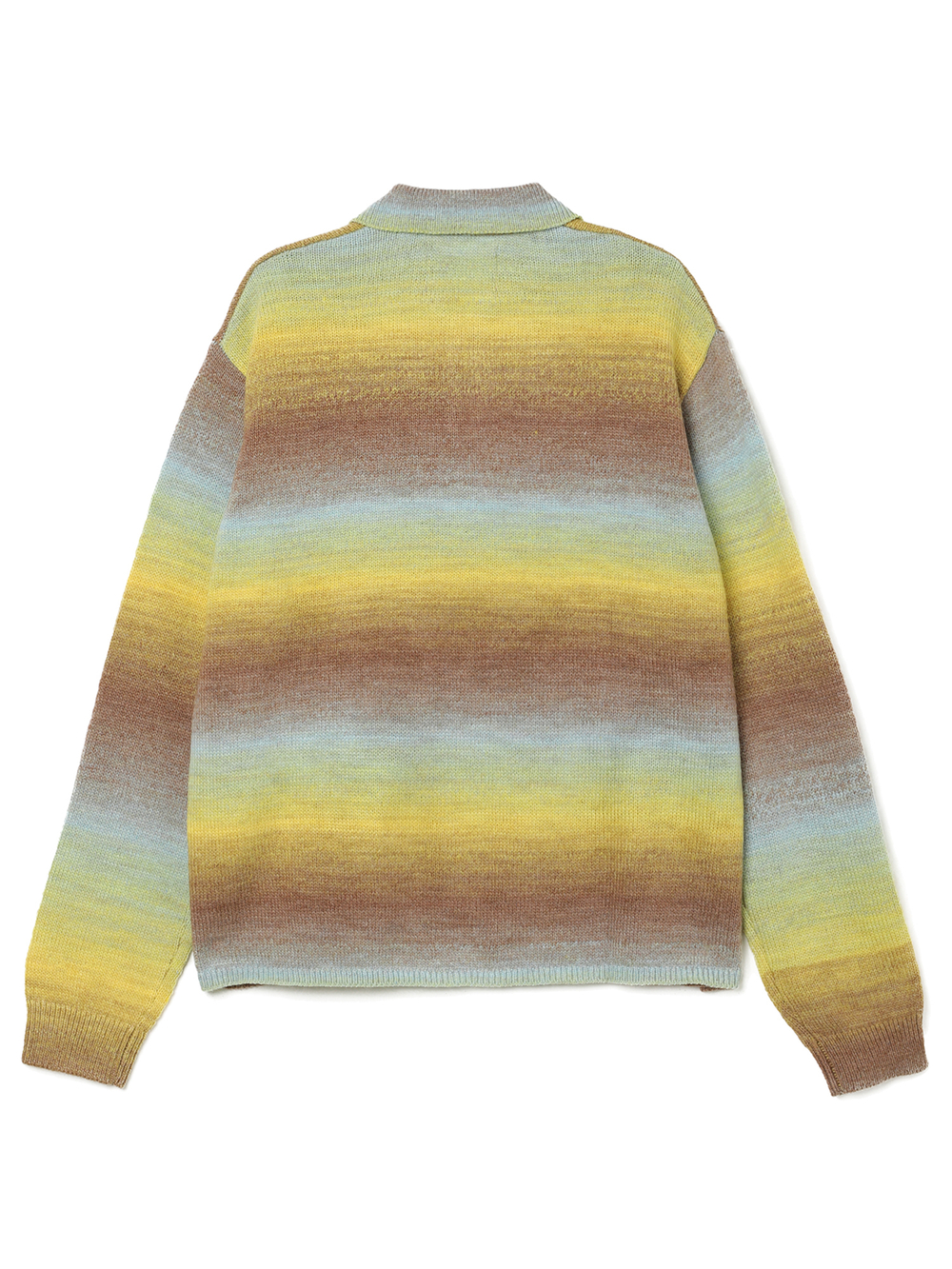 Мужской Свитер Ombre Polo Collar