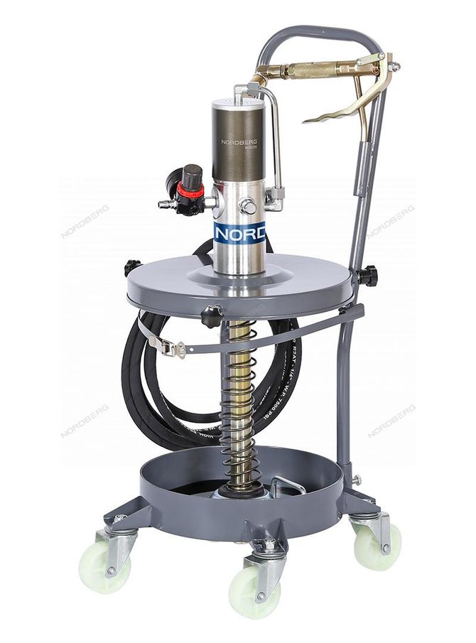 NORDBERG (NO5016) Установка пневматическая для раздачи густой смазки из бочек, 25 л