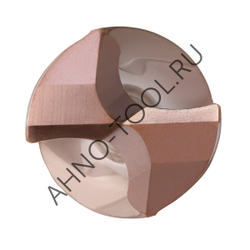 Сверло  3.0мм  твердосплавное 3D без подвода СОЖ. SP-X800030300 VHM AHNO по стали, чугуну, нерж. и ж