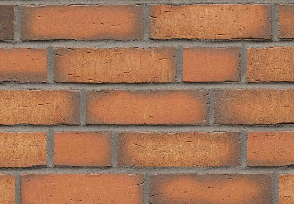 Feldhaus Klinker - R758NF14, Vascu Terracotta, 240x14x71 - Клинкерная плитка для фасада и внутренней отделки