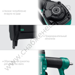 KRAFTOOL F18/50C, скобы тип 55 (19 - 40 мм) / 300 (15 - 50мм), пневматический нейлер-степлер (гвозде/скобозабиватель) 2-в-1 (31962)