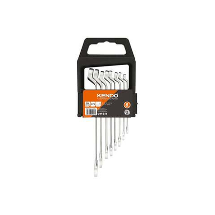 Набор комбинированных гаечных ключей KENDO со смещением 8шт 15201