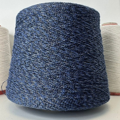 LOTUS - FABRE; 70% хлопок, 30% п/а; 470м/100гр; col. 2621, цвет: скрутка из нитей синего и черного цвета