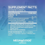 MicrobiomeLabs - Mega IgG 2000 120 capsules