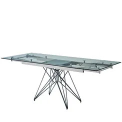 Стол раздвижной Everest 160-220х90 см, закаленное стекло
