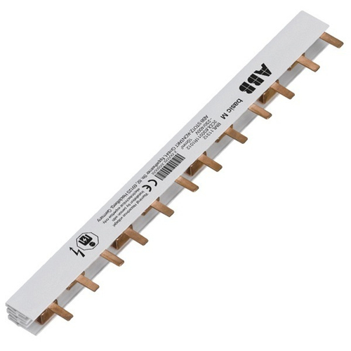 Гребенчатая шина Basic M BML11312 3-полюсная (L1 L2 L3) 12 модулей 10мм2 ABB 2CDL630011R1012