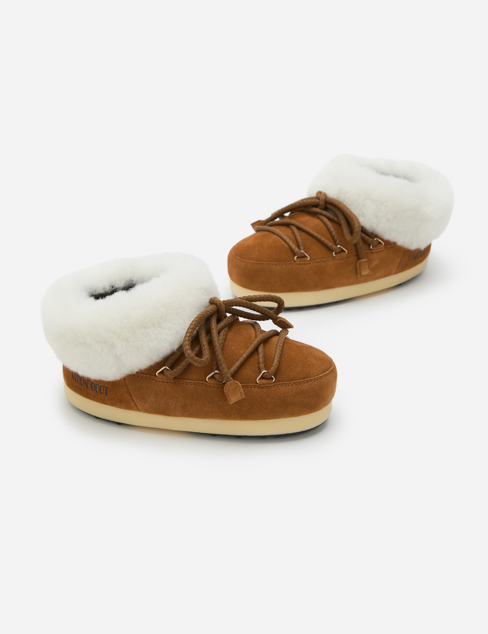 Moon Boot Evx Brown Suede Mules