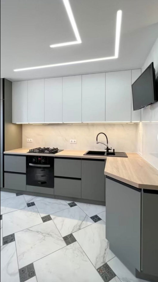 Недорогие кухни, цена за погонный метр От