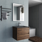 База под раковину Gio 600 подвесная, 2 выкатных ящика soft-close, C.Oak