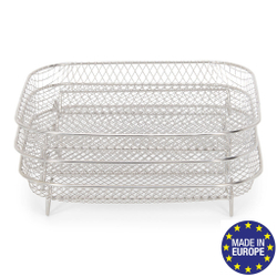 Решетка 3-х секционная для выпечки/запекания в аэрогриле Patisse Air Frying 20х20х9.5 см