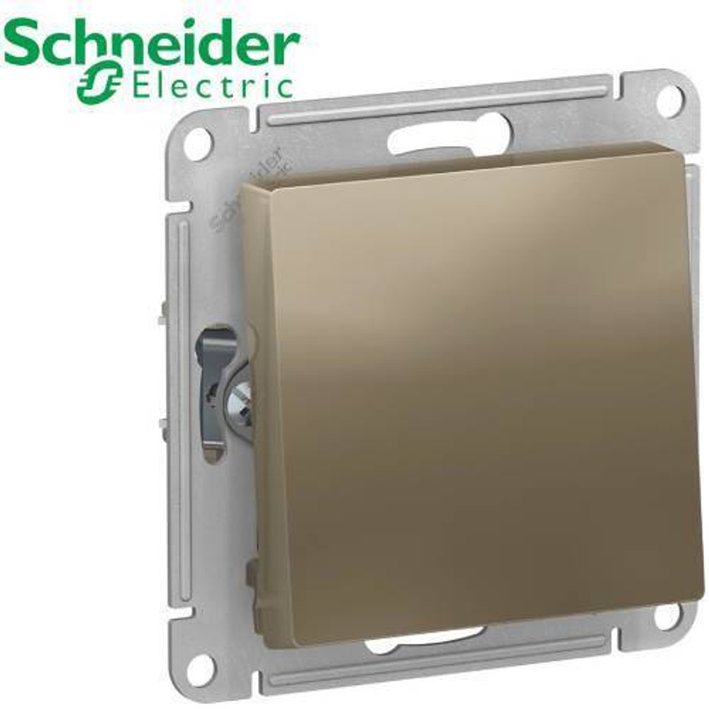 Переключатель 1-кл (шампань) AtlasDesign Schneider ATN000561