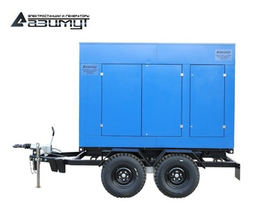 Дизельный генератор Азимут ЭД-180-Т400-2РПМ11 Azimut на шасси в капоте с автозапуском
