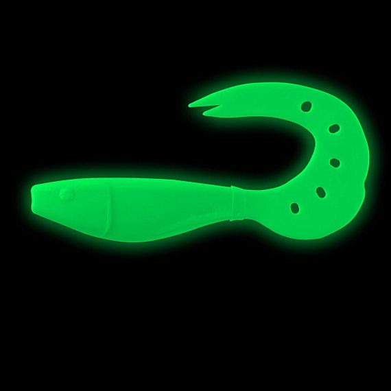 Твистер Helios Kasandra 4&quot;29/10,9см Phosphorus 5шт. (HS-34-041)