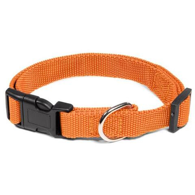Ошейник нейлоновый для собак "Эталон" L, оранжевый, 25*350-550мм, Gamma