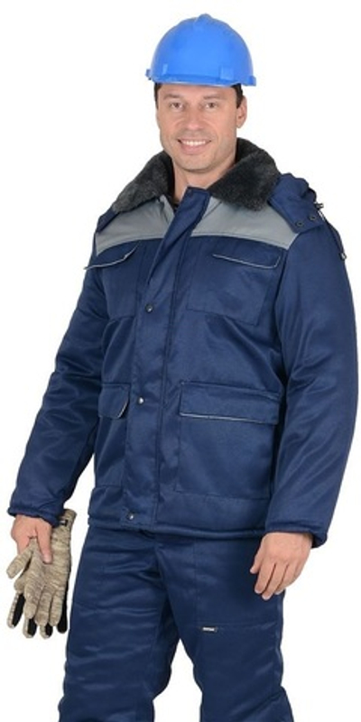 Куртка ПРОФЕССИОНАЛ Т. синий с серым