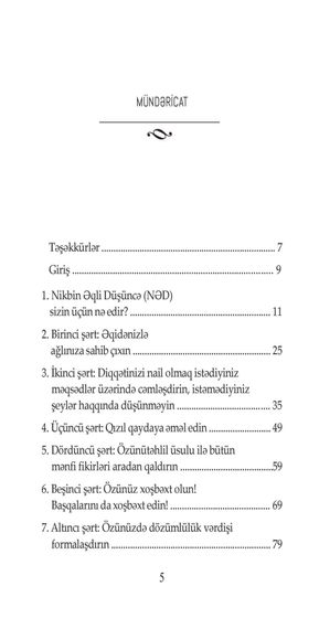 Nikbin düşüncənin açarı