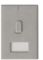 Вкладыш 05/наклонный/для кольца/язычок/окошко для бирки/прорезь для нитки