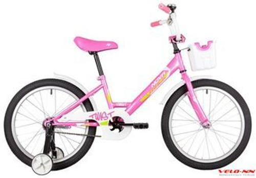 Велосипед NOVATRACK 20" TWIST розовый
