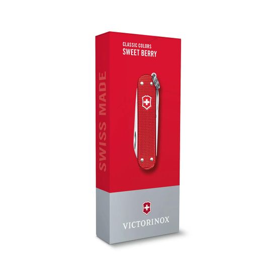 Складной нож Victorinox 0.6221.201G Sweet Berry c клинком из стали X55CrMo14, рукоять алюминиевый сплав Alox
