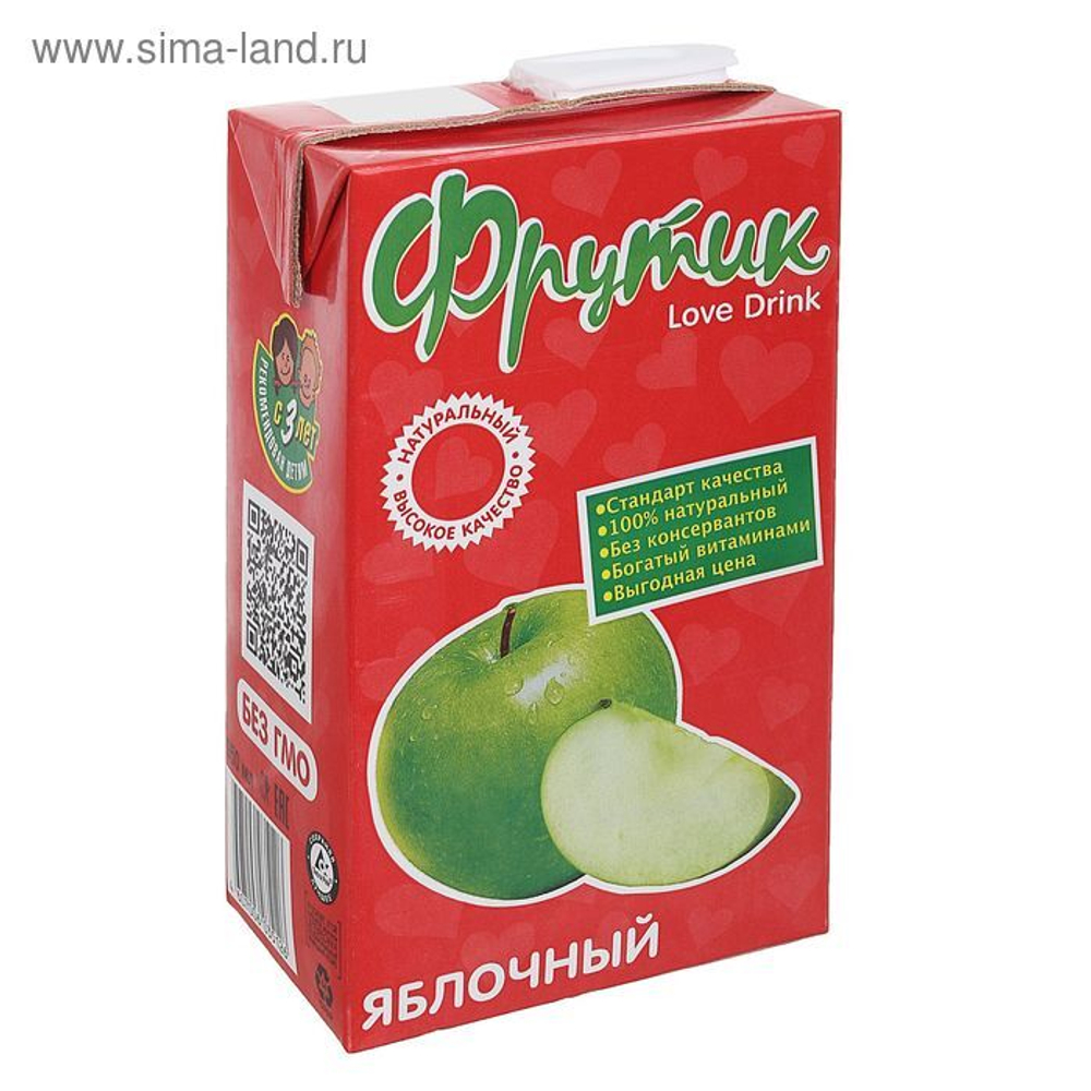 Напиток Фрутик Яблочный 0,95л