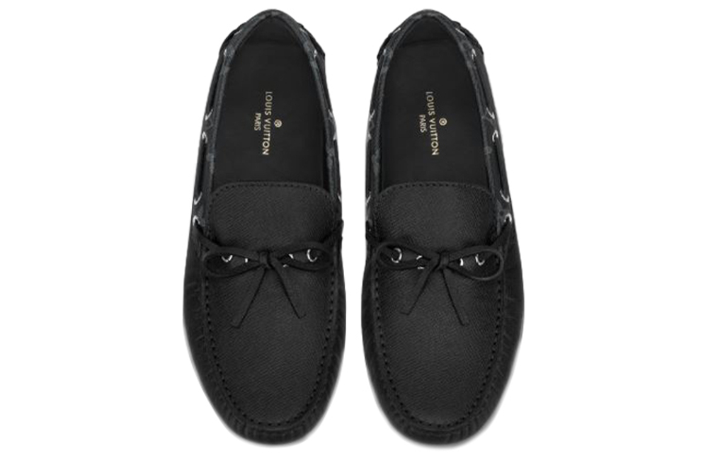 LOUIS VUITTON Arizona Casual Shoes Men Gray/Black