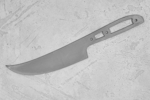 Заготовка для ножа, сталь VG-10 2,8мм. Модель "Геликон НП155" с клинком 155мм, ТО 62-63HRC