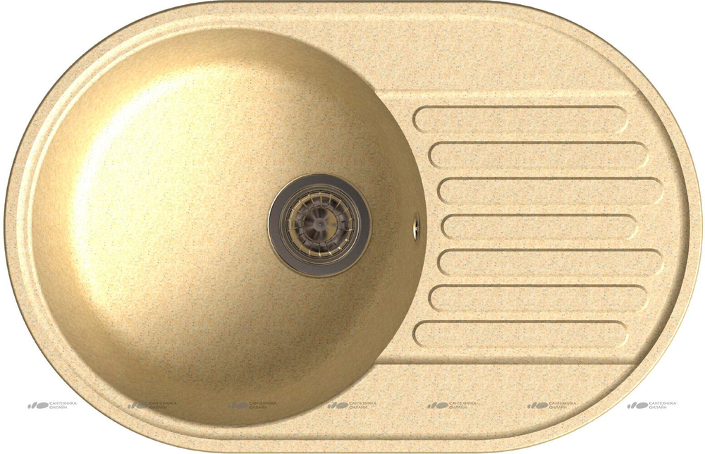 Мойка для кухни GranFest Quarz Z18 (бежевый)